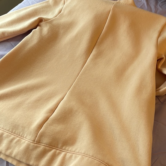 Maternity Sweatshirt zippers on both sides Brand New only washed light orange - Picture 4 of 4